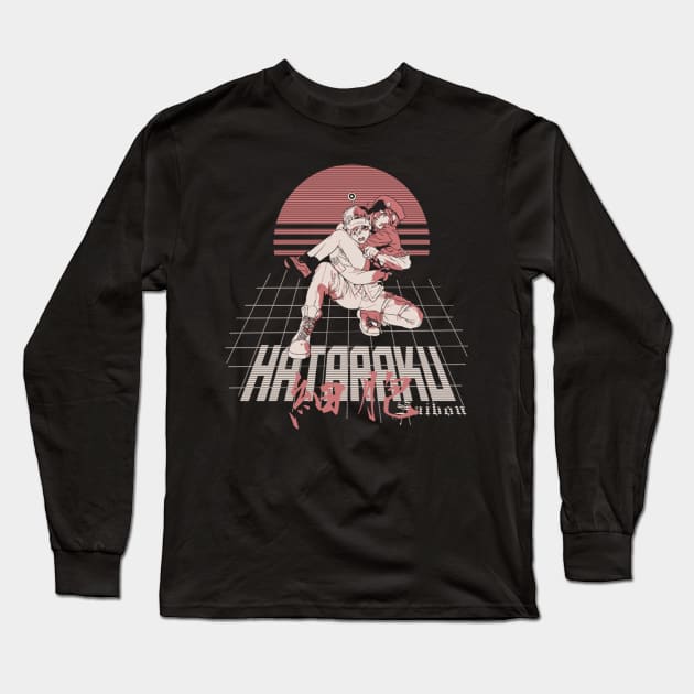 Hataraku Saibou Long Sleeve T-Shirt by pedrsavan.art